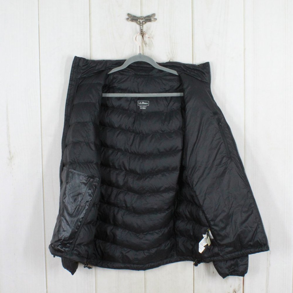 LL BEAN Downtek Down Puffer Winter Jacket Size M - Picture 7 of 10